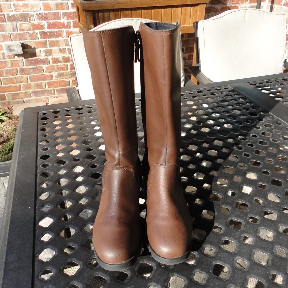 Sorel Kids Brown Tall Leather Boots